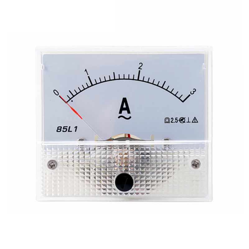 1pc 85L1 AC Panel Meter Analog Panel Ammeter Dial Current Gauge Pointer Ammeter