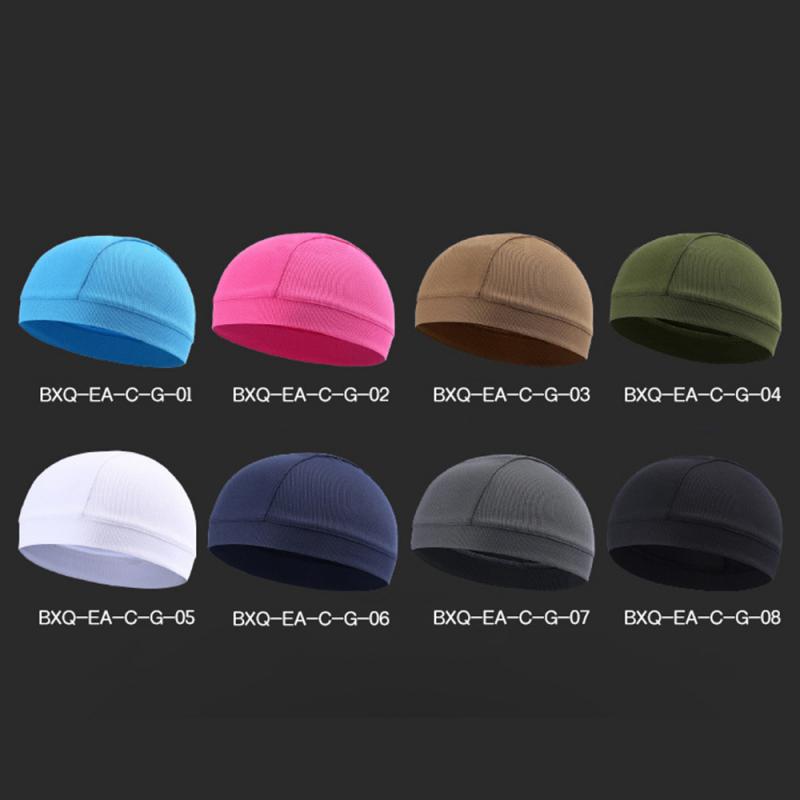 Motorcycle Helmet Inner Cap Cool Quick Dry Breathable Hat Racing Cap Helmet Beanie Cap Riding Helmet Car Accessories