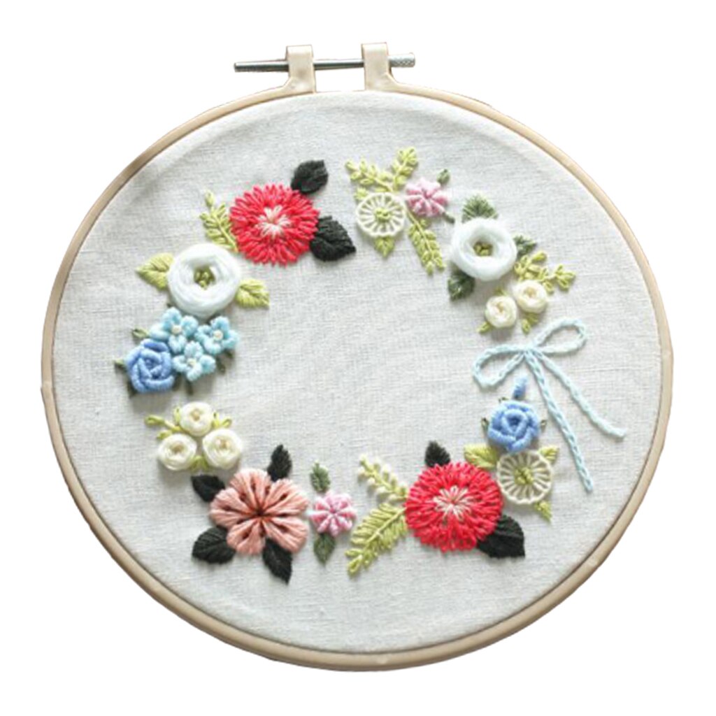 Flower Embroidery Kit Chinese Traditional Full Set Of Cross Stitch Beginner Kits