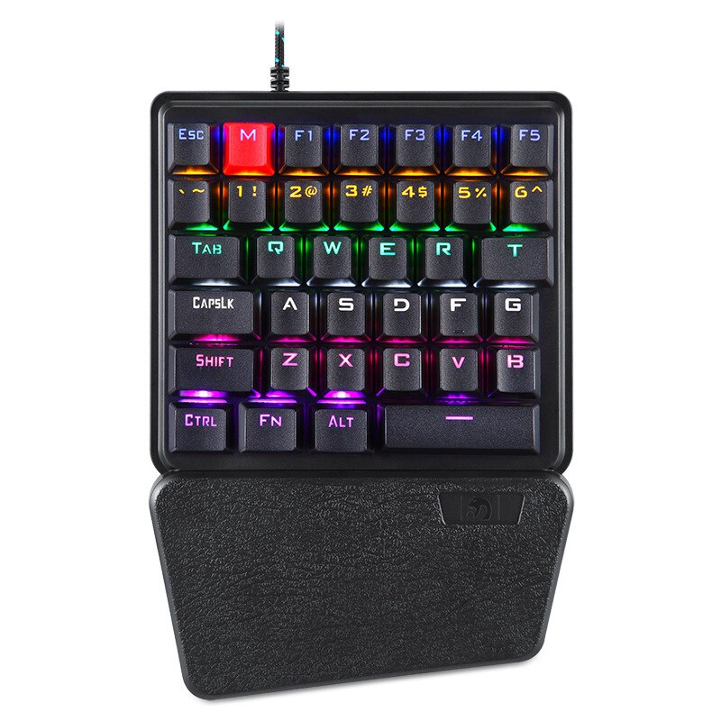 XNCORN 36keys Phone Keyboard K106 One-handed Mechanical Keyboard For Phone PC Game External Keypad