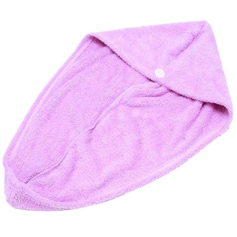 Magische haardrooghanddoek effen kleur universeel goedkoop snel drogend microvezel badkapje muts handdoeken  gi679579