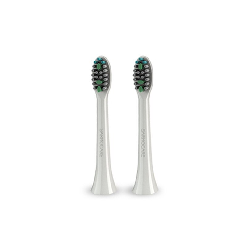 10pcs Toothbrushes Head for Sarmocare S100 Ultrasonic Sonic Electric Toothbrush: 10pcs white