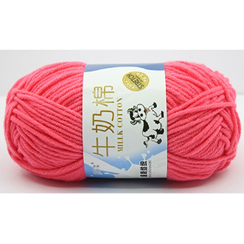 2.5MM lait doux coton doux bébé tricot laine fil épais fibres velours fil à tricoter à la main laine Crochet fil pour bricolage pull: 6