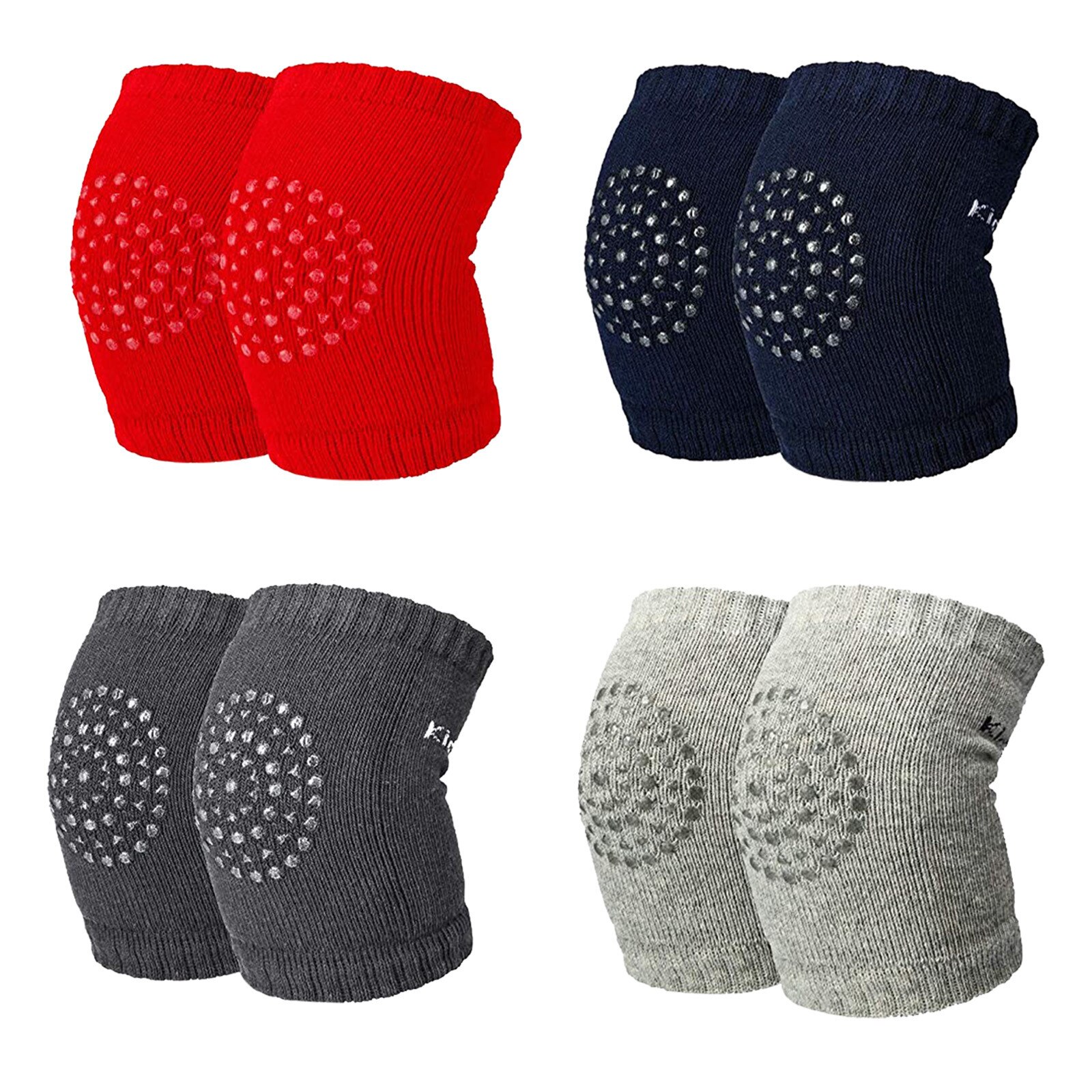 4 Paar Kinderen Kruipen Elleboog Kneepad Kussen Baby Baby Meisjes Jongens Katoen Kniebeschermers Beschermende Kleding Baby Baby Beenwarmers sokken