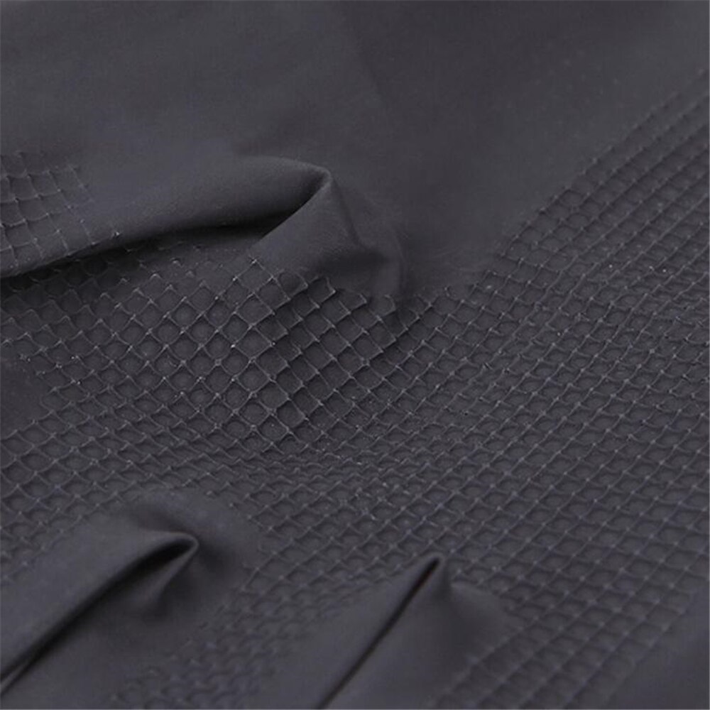 Guantes de goma más gruesos para peluquería, 1 par de guantes de goma reutilizables para coloración y tinte del cabello, color negro, herramientas de estilismo para el cabello
