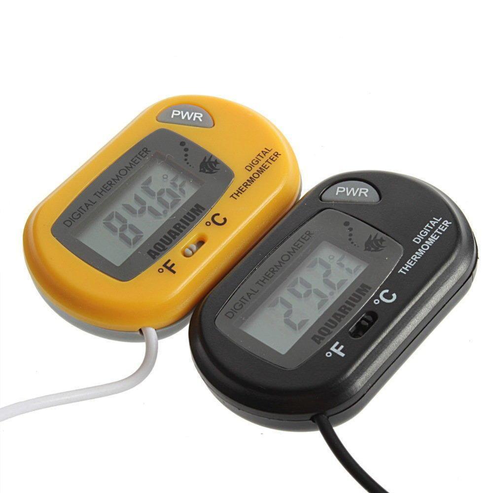 Digital termometer tillverkare akvarium akvarium celsius fahrenheit temperaturkonvertering  lr44 -knapps batteri