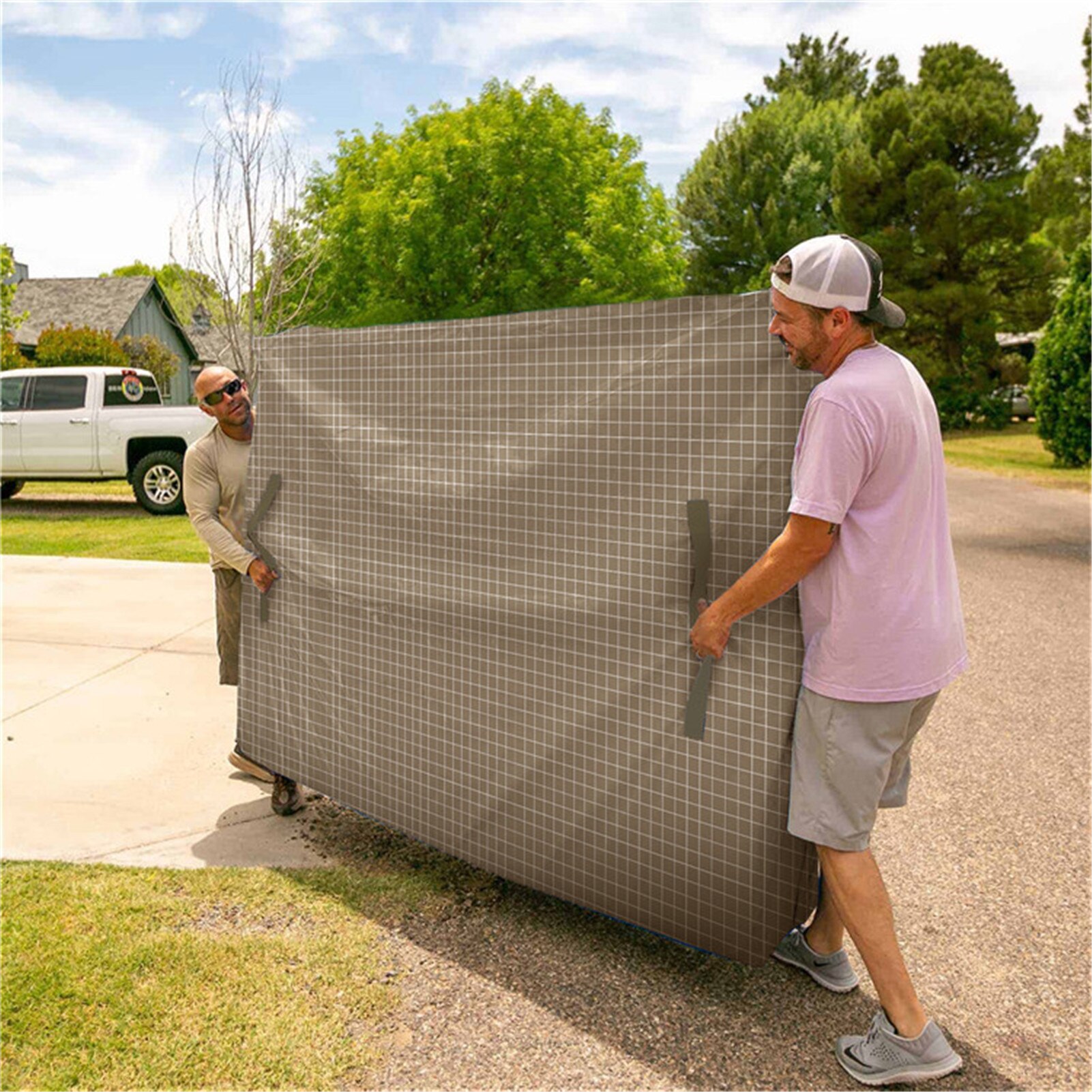 Matras Bescherming Tas Herbruikbare Wasbare Stofdicht Waterdicht Anti-Vuil Oxford Doek Matras Ritssluiting Moving En Opbergtas