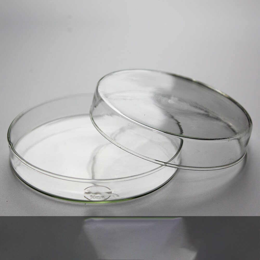 Een Glazen Petrischaal 35/60/75/90/100/120/150/180/200Mm Algemene Materiaal Borosilicate Plaat