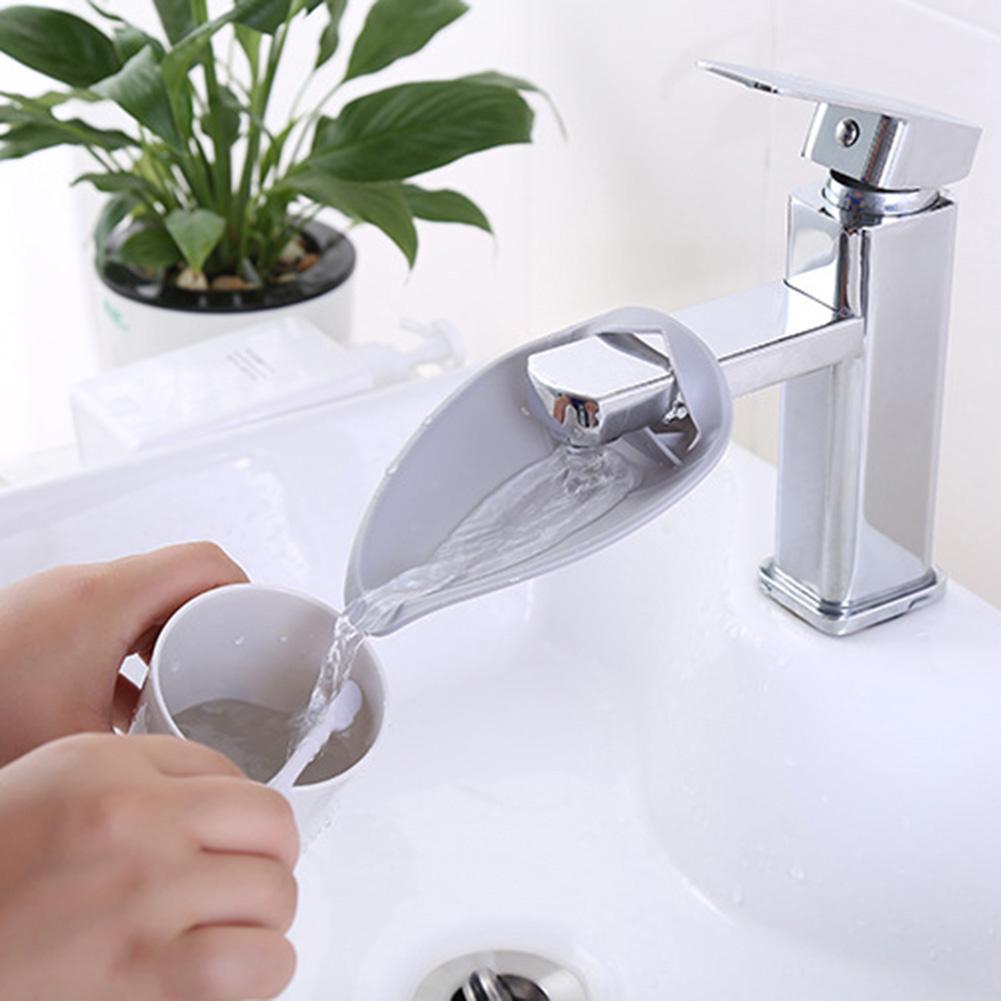 Adorable fun wash hand Bathroom Faucet Water Tap Extender Hand Washing Sink Device Kitchen Use simple develop baby autonomy