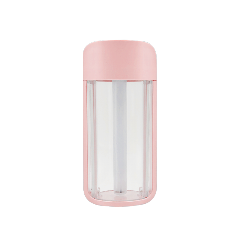 Car air freshener F1 Humidifier USB Mini Ultrasonic Essential Oil Diffuser LED Air Purifier Mist Maker: Pink