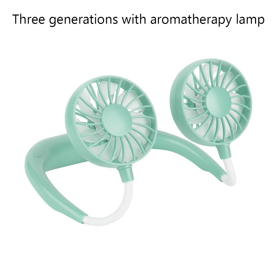 Portable USB Mini Fan Neck Fan Rechargeable Small Portable Sports Fan light Usb Desk Hand Air Conditioner cooler for Traveling ,