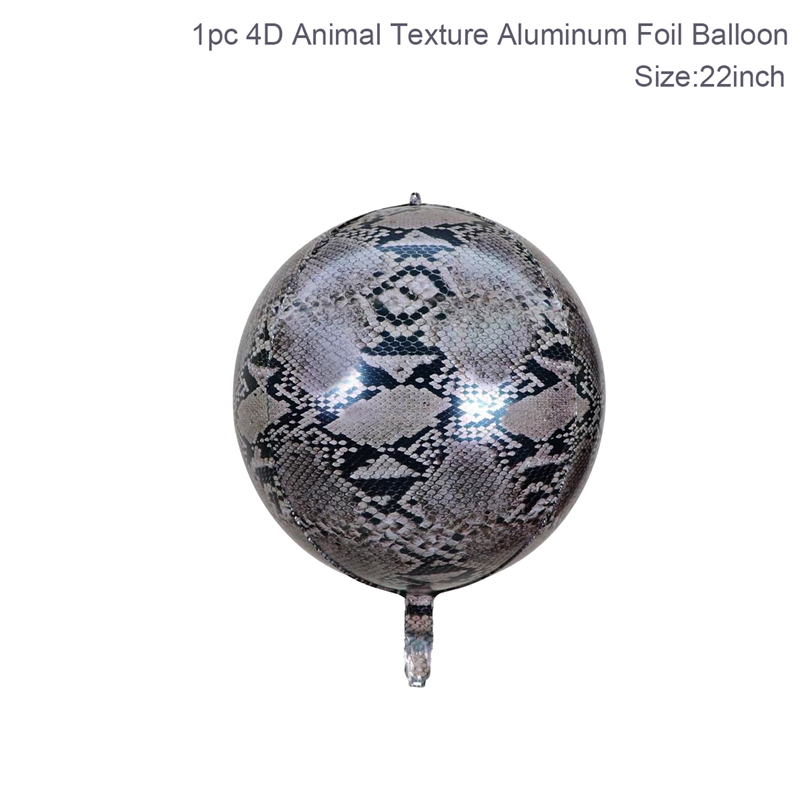 Dier Patroon Wegwerp Servies Decor Jungle Safari Party Leopard Ballon Verjaardag Party Decor Kids Jungle Feestartikelen: 5pcs style 3