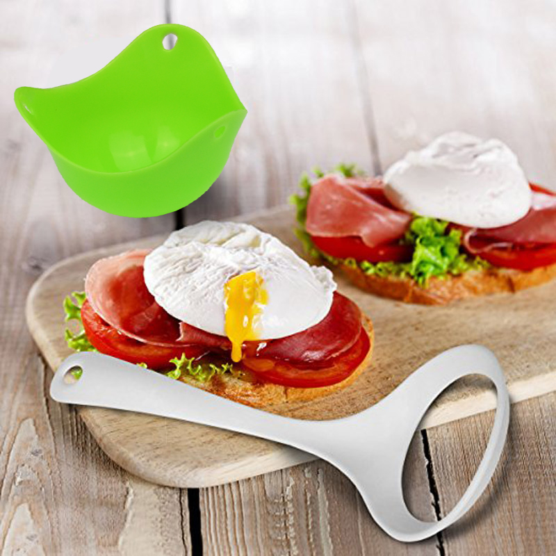1PC oder 4PC Flexibe Silikon Ei Wilderer Pochieren Hülsen Küche Werkzeug Backen Pochiert Tasse Ei Küche Kochen werkzeuge QA 094