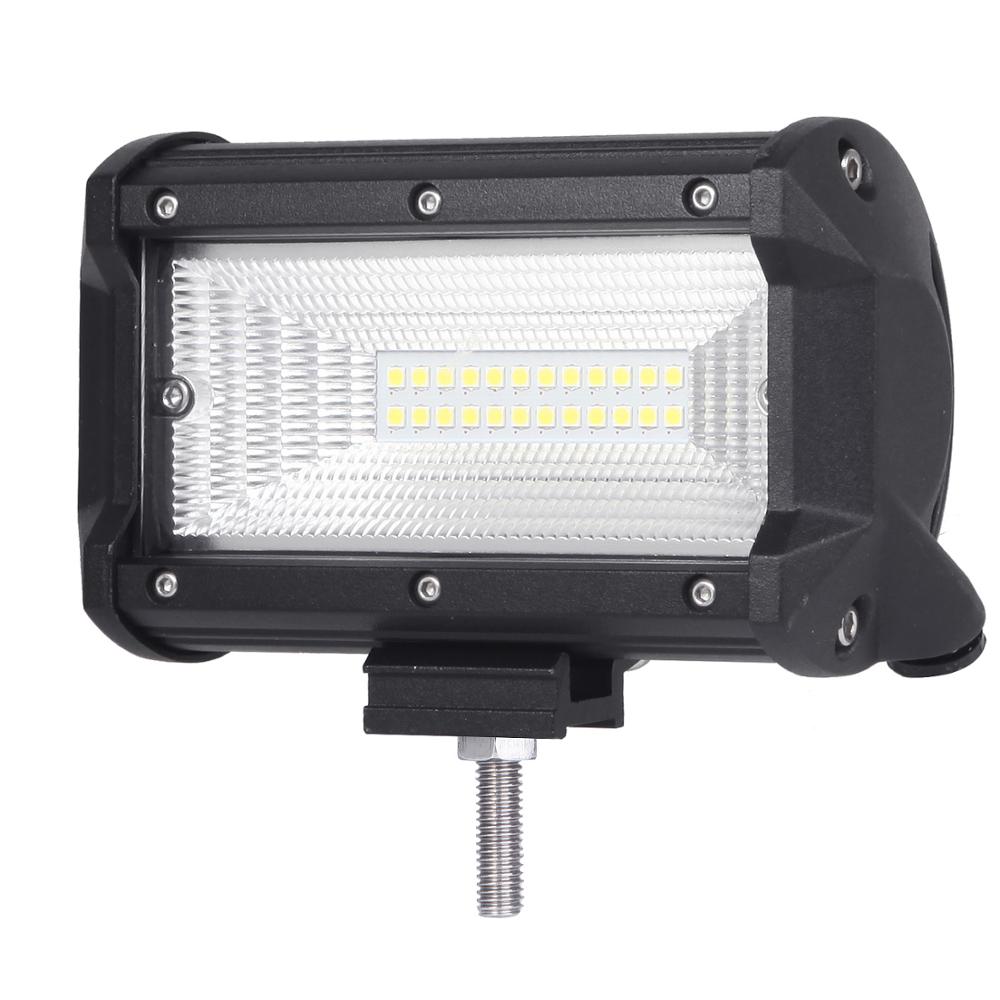 5'' 9 INCH OFFROAD LED WORK LIGHT FLOOD DRIVING LAMP 12V 24V CAR MOTORCYCLE TRAILER WAGON TRUCK PICKUP 4WD 72W 144W INDICATOR