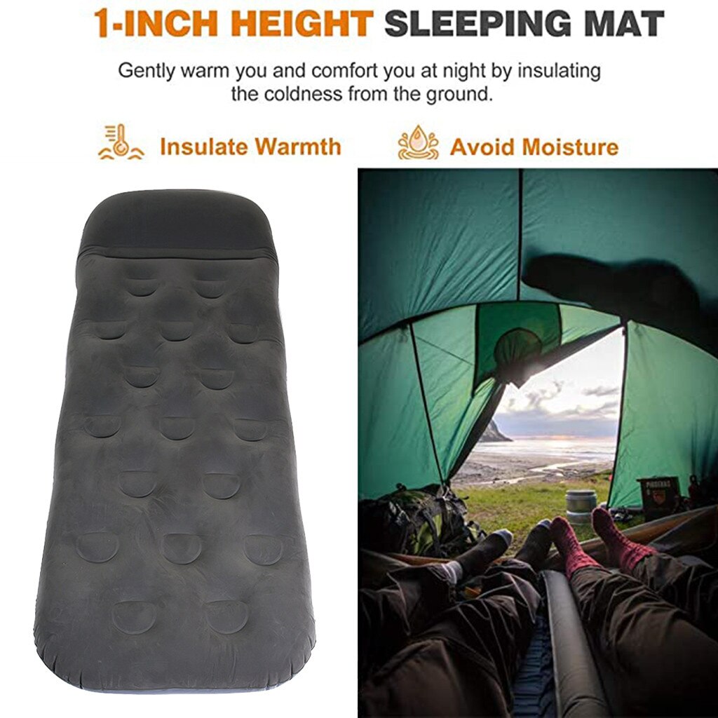 Camping Sleeping Pad Inflatable Travel Backpack Air Mattress Outdoor portable ultralight camping sleeping mat with pillow