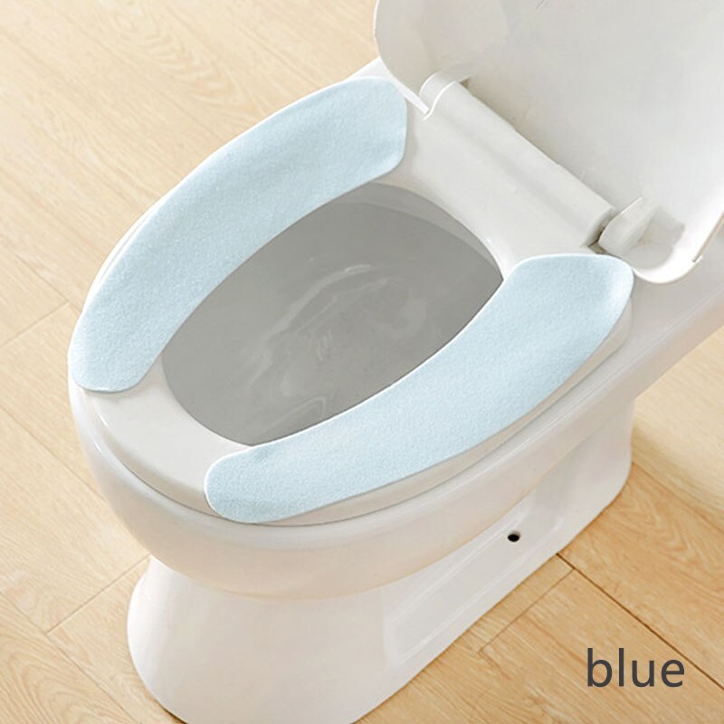 Naklejki robić toalety pokrowiec na deskę sedesową przenośny zmywalny 2 szt. Mata toaletowa nadaje się robić krojenia akcesoria łazienkowe: Niebieski