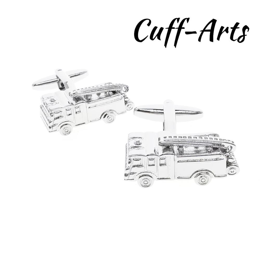 Fire Engine Firefighter Firemans Fire Fighter Cufflinks for Men Gemelos Les Boutons De Manchette by Cuffarts C10623: Default Title