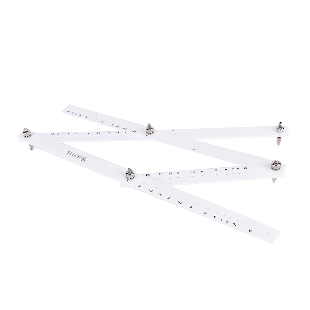 34cm Scale Drawing Ruler Artist Pantograph Folding Ruler Reducer Enlarger Tool Art Craft For Office School Supplies