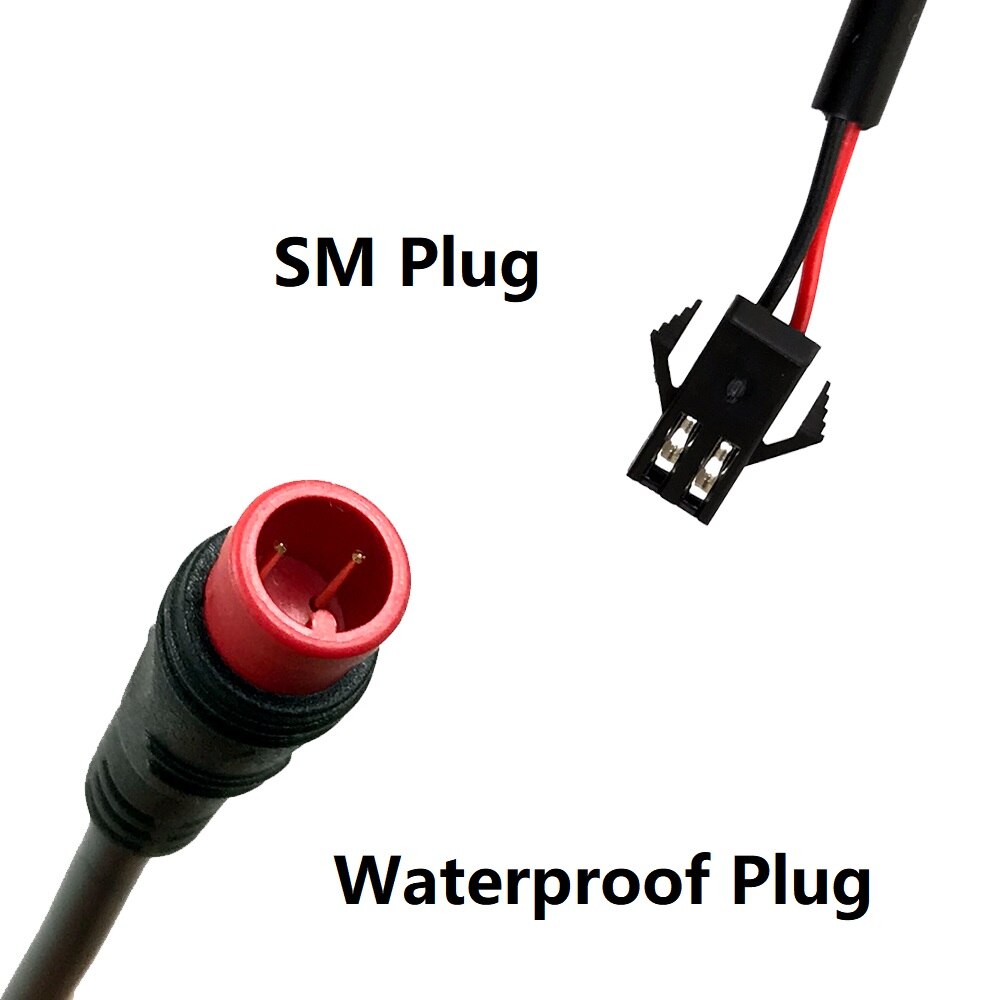 RICETOO 6V/12V/24V/36V/48V/60V Electric Bicycle Light Conversion Kit SM/Waterproof Plug DH004 Front Eibke Light Headlight