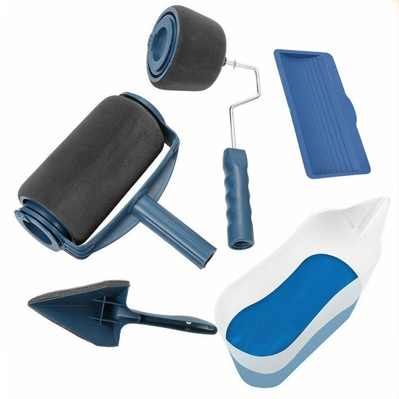 Verf Roller Borstel Kit Huis Verf Rollers Multifunctionele Set Verf Handvat Huishouden Gebruik Muur Decoratieve Tool