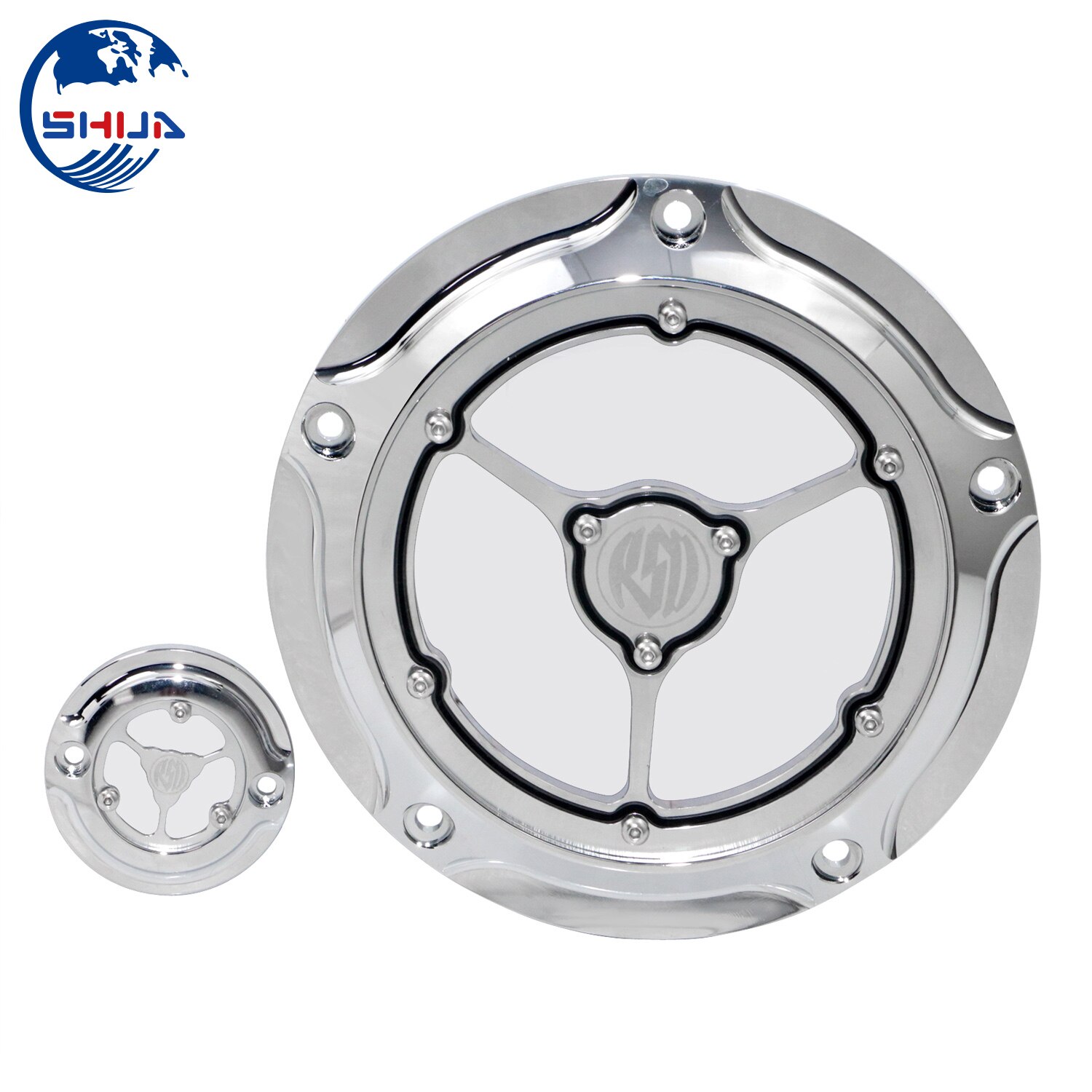 Voor Harley Road King Electra Glide Softail Fxs Fxdl Fxdc Flhrs Chrome Motorfiets Onderdelen Derby Timing Timer Cover