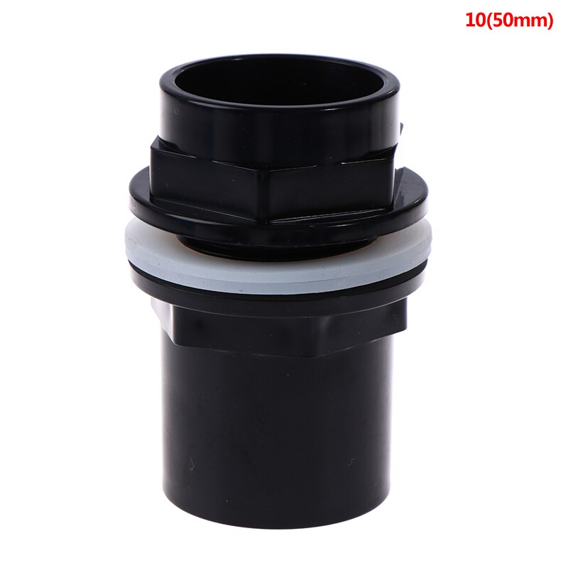 20-50mm PVC Connectors Thicken Fish Tank Pipe Garden Drain Pipe Adapter: A5