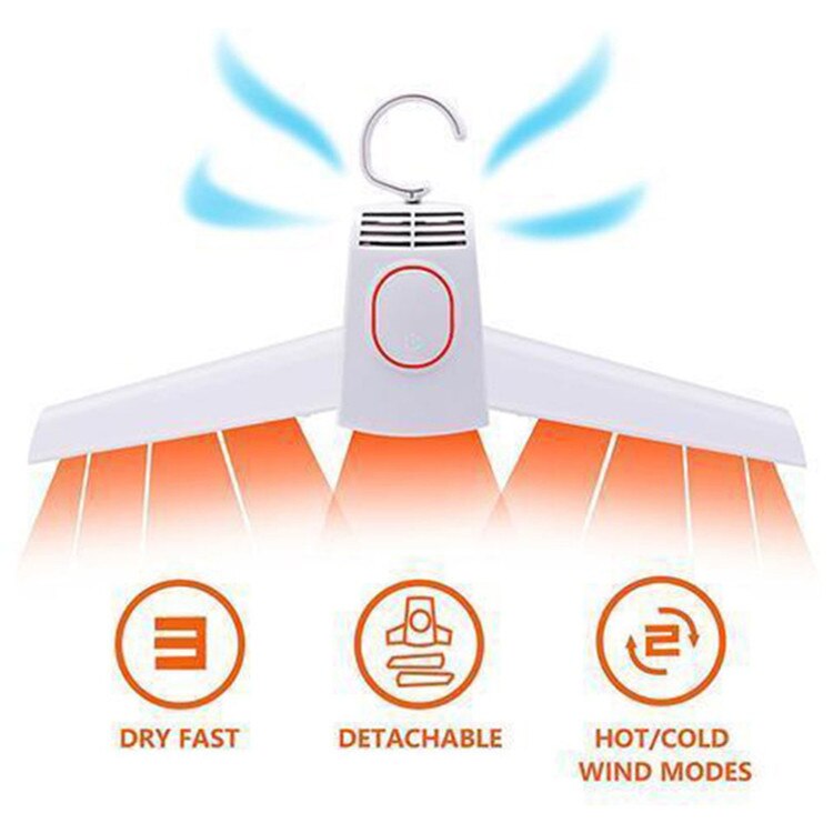 Elektrische Droogrek Smart Drogen Kleerhangers Droger Outdoor Reizen Hangen Wasdroger Draagbare Kleding Schoenen Heater