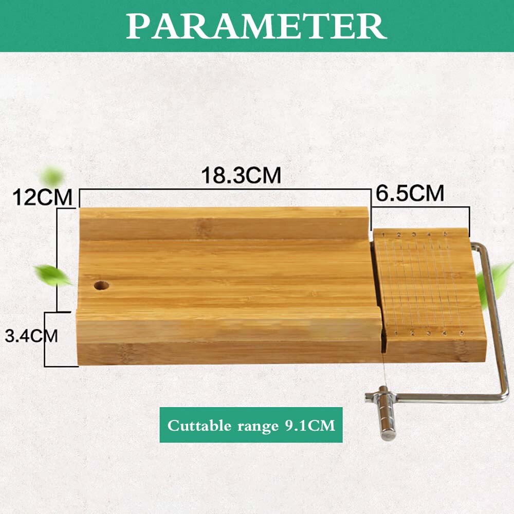 Bamboo Wooden Soap Cutter Soap Cutting Tool Soap Multifunctional Soap Slicer Household Handmade Soap Tool