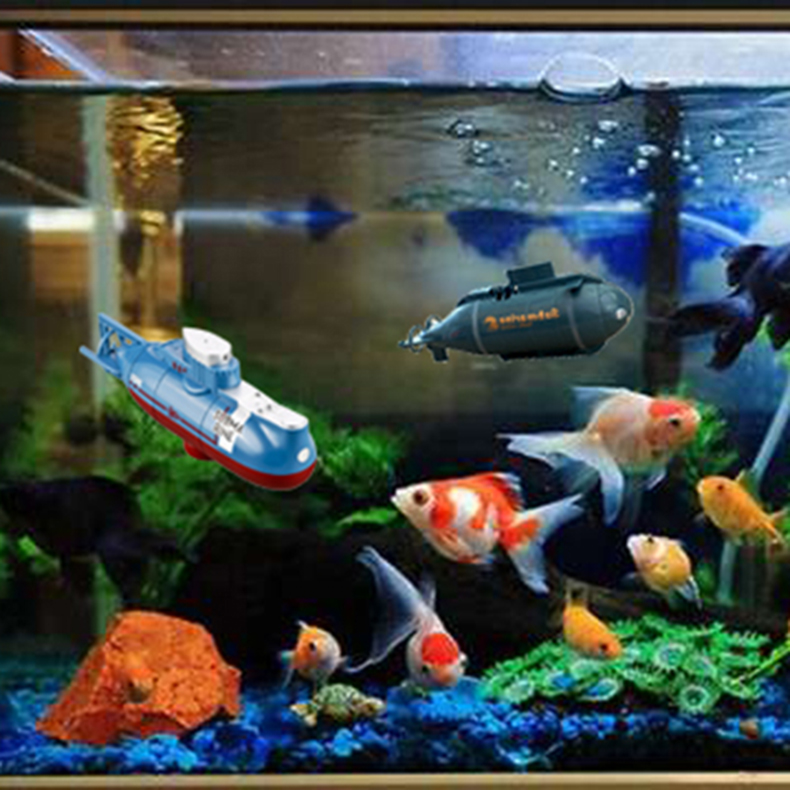 Afstandsbediening Submarine Fish Tank Aquarium Speelgoed Voor Kids Kinderen Rc Boot Onder Water Speelgoed Jongen Elektrische Meisje 6 8 Jaar Oud