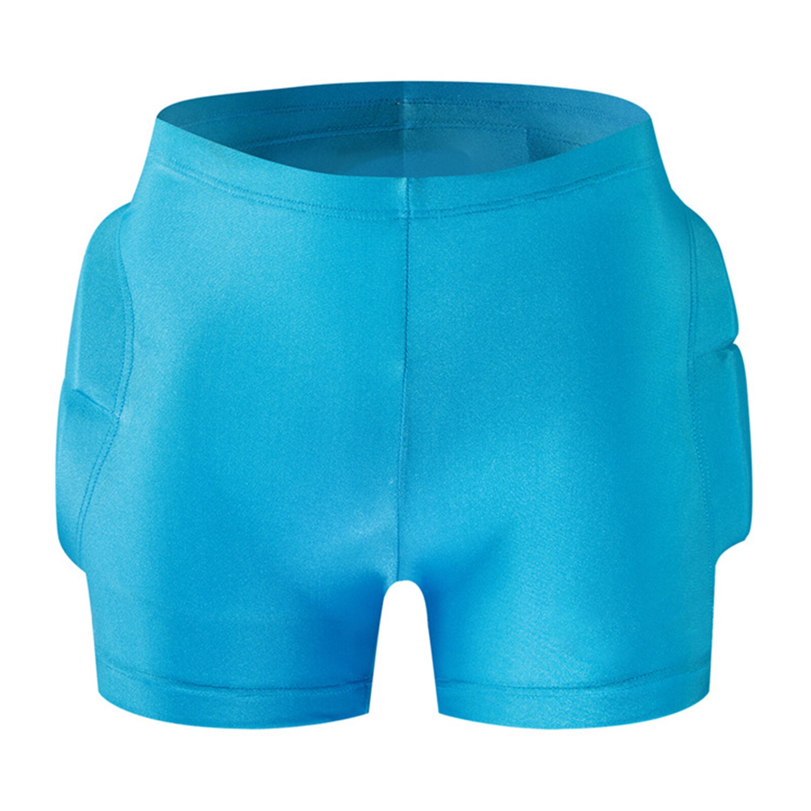 Shorts de Protection rembourrés 3D pour enfants, pour garçons et filles, Protection des hanches, des fesses et du coccyx, pour le snowboard, le patinage et le ski: Bleu / S