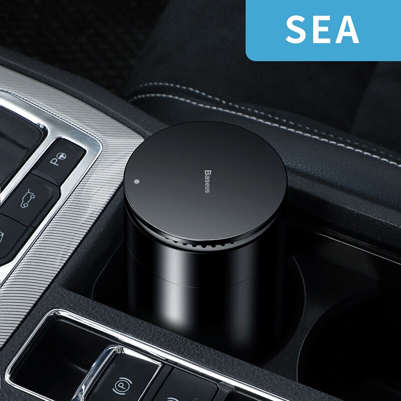 Baseus Auto Luchtverfrisser Auto Aromatherapie Ionen Diffuser Parfum Clip Verse Formaldehyde Luchtreiniger Geur Legering Auto Smaak: black SEA Scent