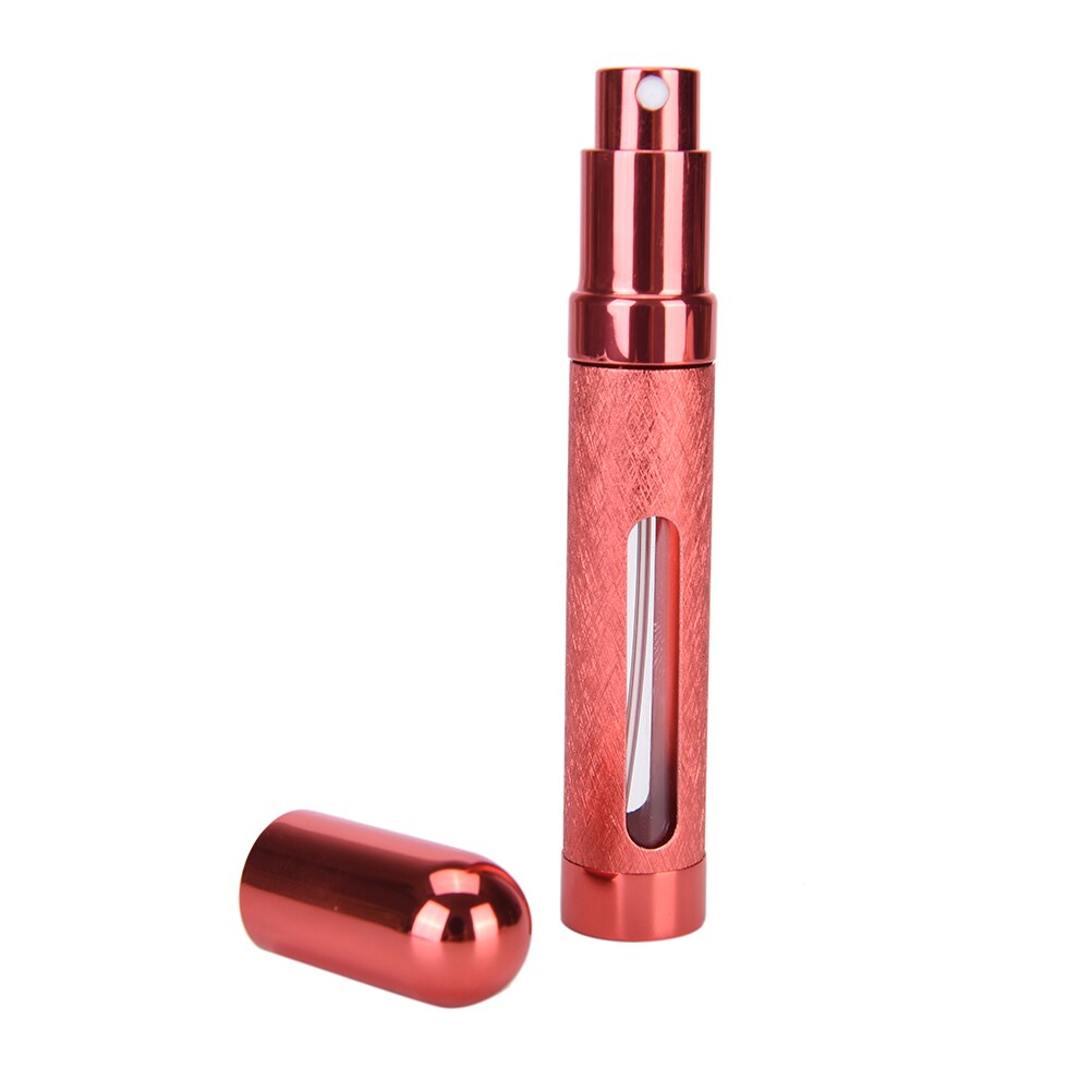 Pequeña Mini botella de Perfume vacía de 12ML, atomizador de Perfume de plástico recargable portátil, contenedor de viaje, 1 unidad