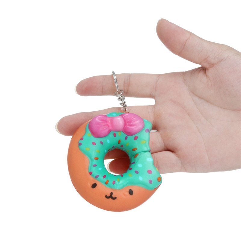Lovely Doughnut Cream Scented Squishies Squishy Slow Rising Squeeze Toys Collection quash anti-stress F1