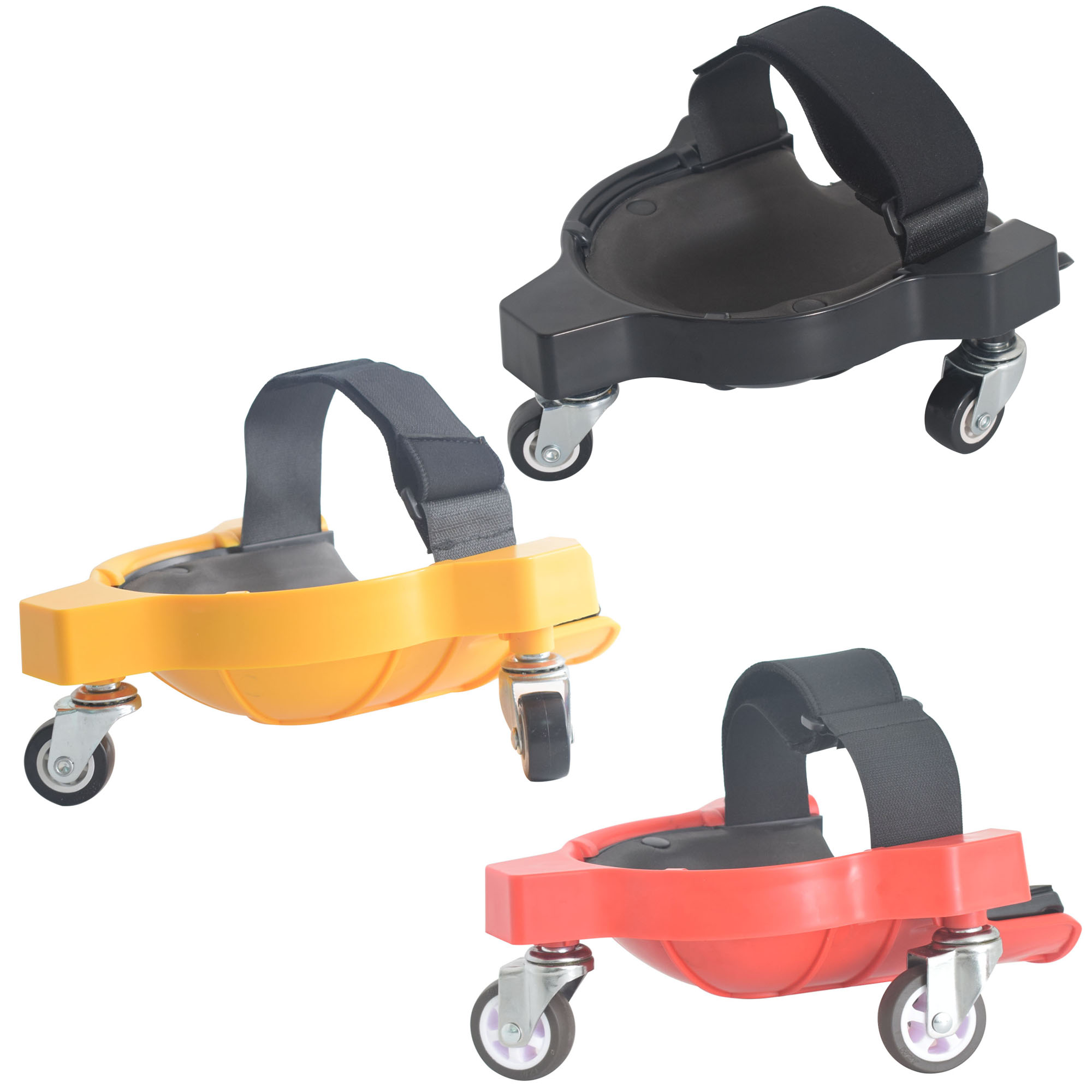 Universella knäskydd för hjul, multifunktionella knäskydd för remskivor för bilmekaniker, arbetsknäskydd med knäskyddsanordning