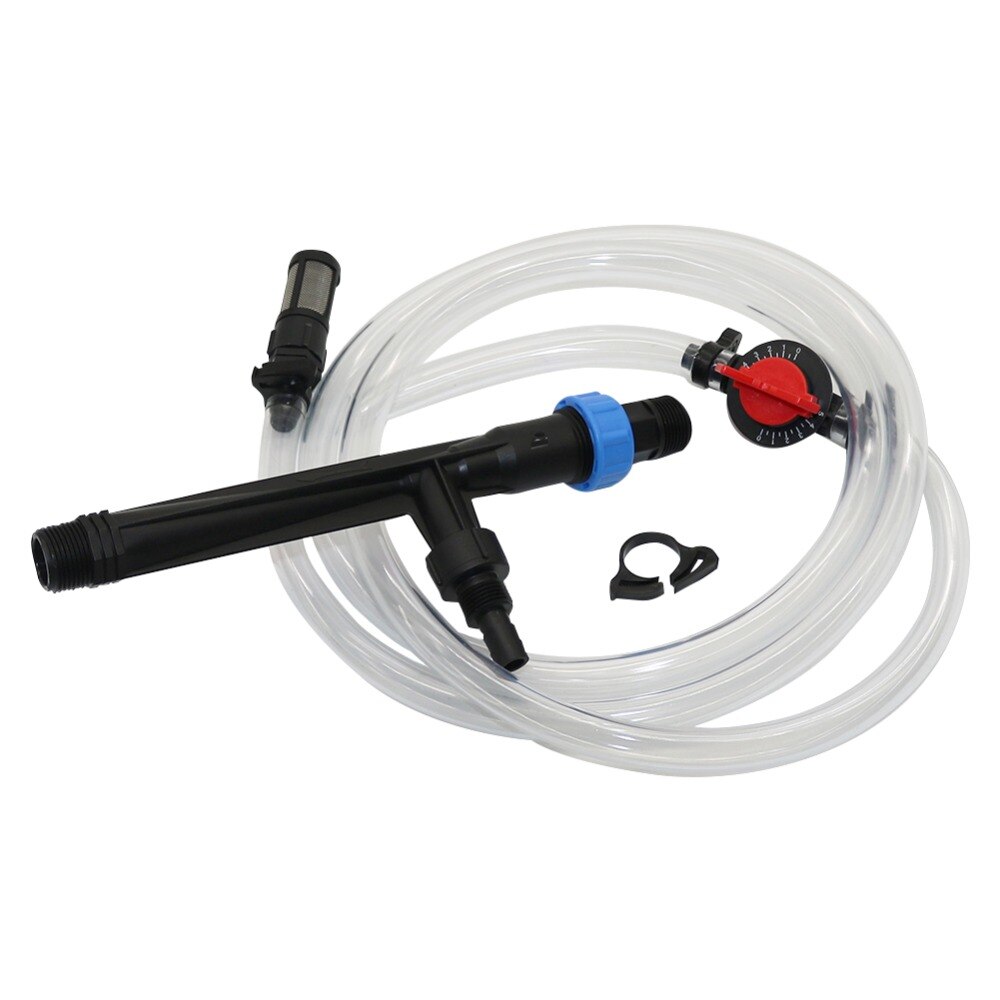 Venturi Fertilizer Injector kit with 3/4 inch Male Thread Garden Irrigation Fertilization Water Tube Emitter 1 Set