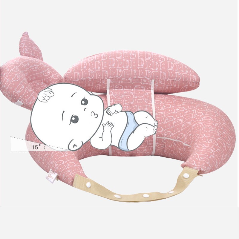 Coussins d&#39;allaitement pour bébé, housse lavable, multifonction, ajustable, pour nourrissons