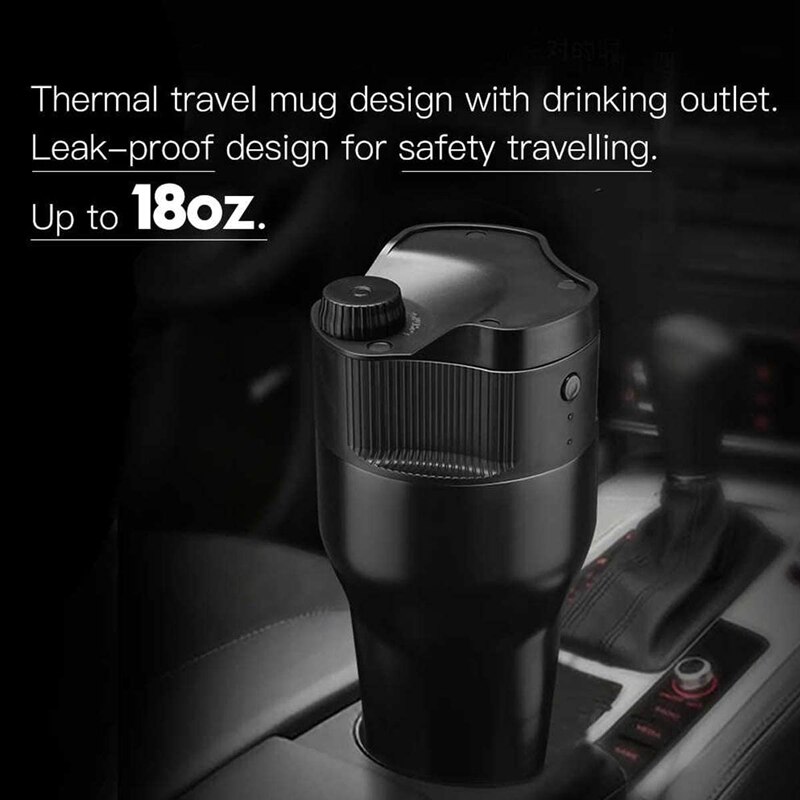 Tasse électrique de voyage de brasseur de cafetière avec le filtre de k-tasse, Mini tasse isolée portative automatique de Machine à café d'usb 500ML