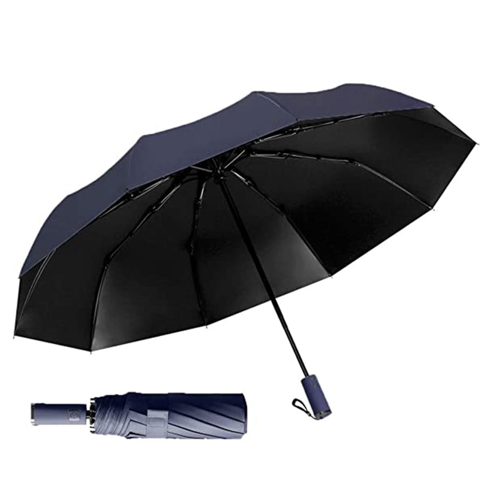 Automatic Stormproof Umbrella Mini Automatic Umbrella Rain Women Wind Resistant Portable Outdoor Umbrellas