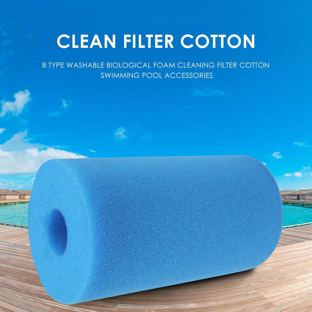 Filtr robić basenu gąbka piankowa Intex B zmywalna rolka wielokrotnego użytku pianka robić czyszczenia wodą pływanie przenośny filtr robić pływania na zewnątrz