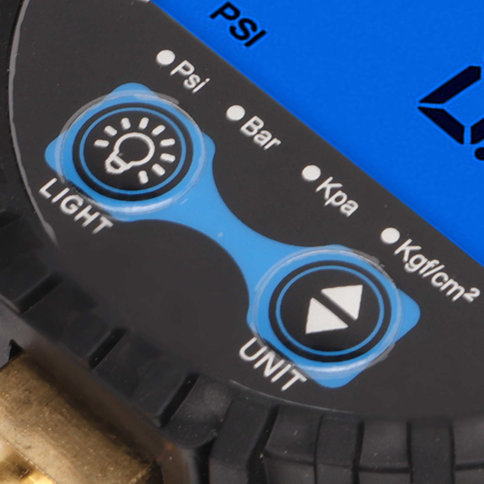 Digital Tire Pressure Meter LCD Display M11x1 Thread Wheel Tyre Air Inflator Pressure Monitor With Backlight 3‑200PSI