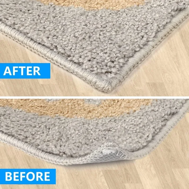 , pegatinas antideslizantes para alfombras reutilizables, parches lavables antideslizantes para alfombras, almohadillas fijas, alfombrilla para suelo, empuñaduras, cintas