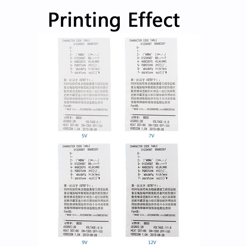 QR204 Mini Ingebed Printer Thermische Esc Pos Ontvangst Parallel Panel Printer Usb Ttl RS232 Kiosk Printer Barcode Arduino 2 Inch