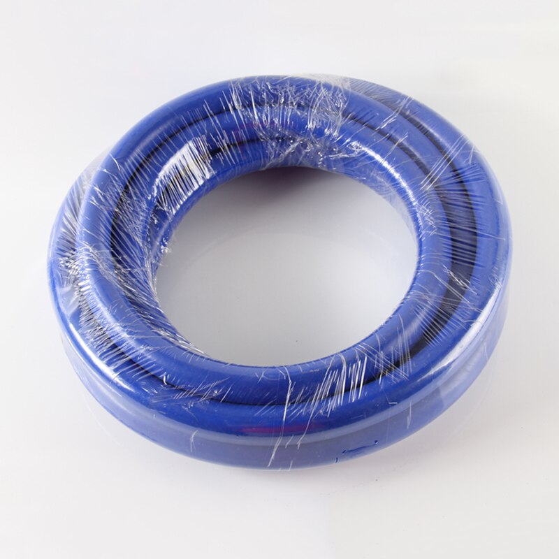1Meter Red &amp; Blue Silicone Tube Flexible Rubber Braided Hose Heat And Pressure Resistant: Blue / 19x25mm