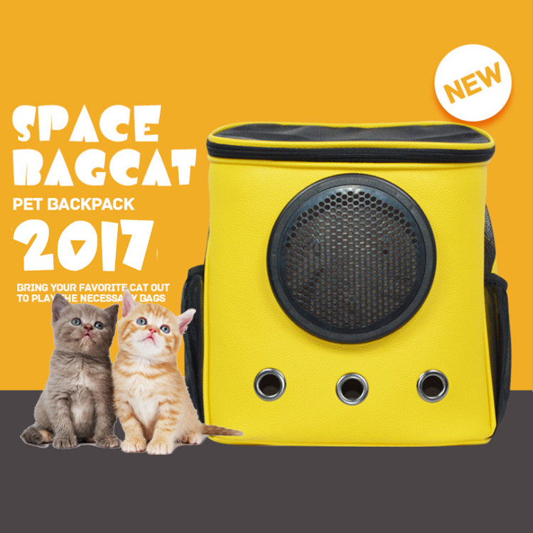 Ruimte Capsule Astronaut Huisdier Kat Rugzak Bubble Venster voor Kitty Puppy Chihuahua Kleine Hond Carrier Krat Outdoor Reistas Cave