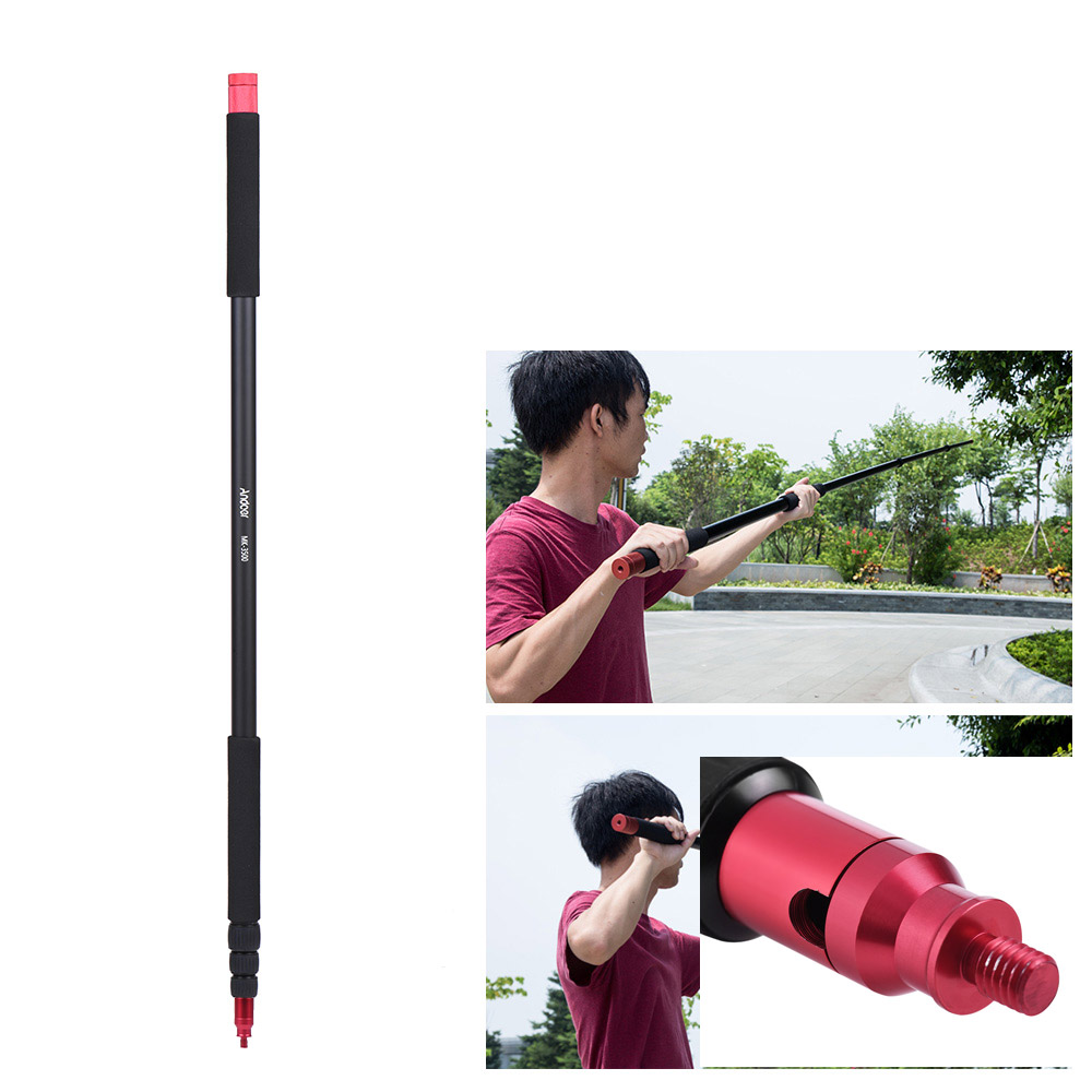Andoer 3.5M/11.5ft Fotografie Mic Houder Microfoon Boom Houder Pole Extension Voor Opname Interview Filmen