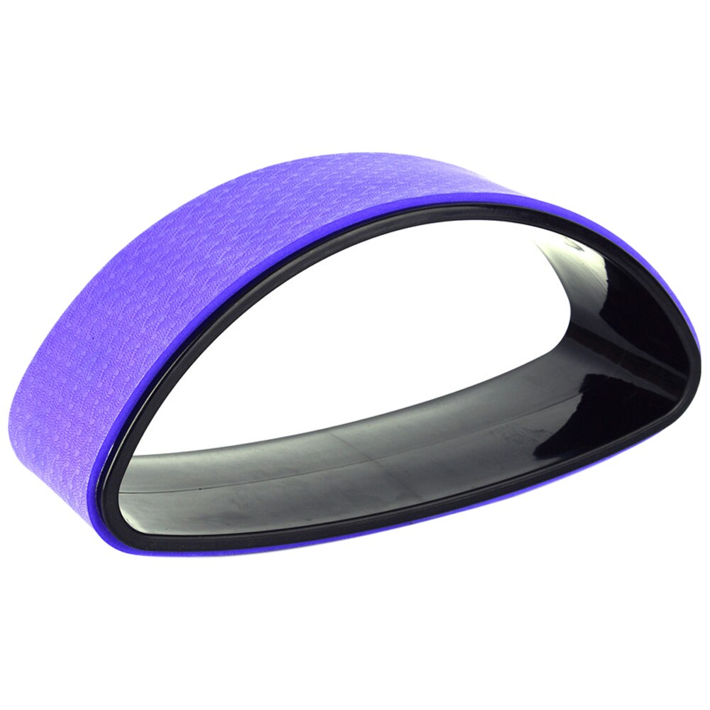 Yoga Training Wheel Yoga Bent Back Stretcher Yoga Fitness Ring Wheel: Purple 
