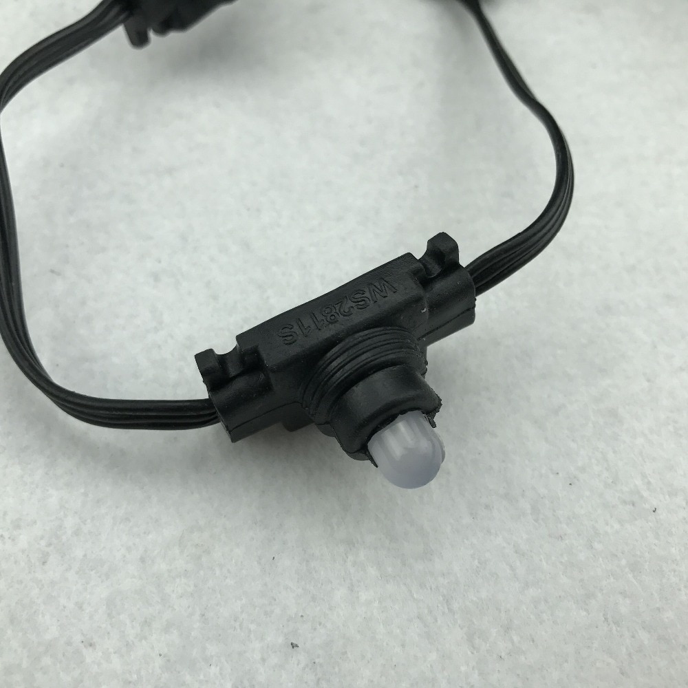 100nodes DC12V WS2811 LED pixel module; all black wire;IP66 rated;100pcs a string;with 2m xConnect pigtail