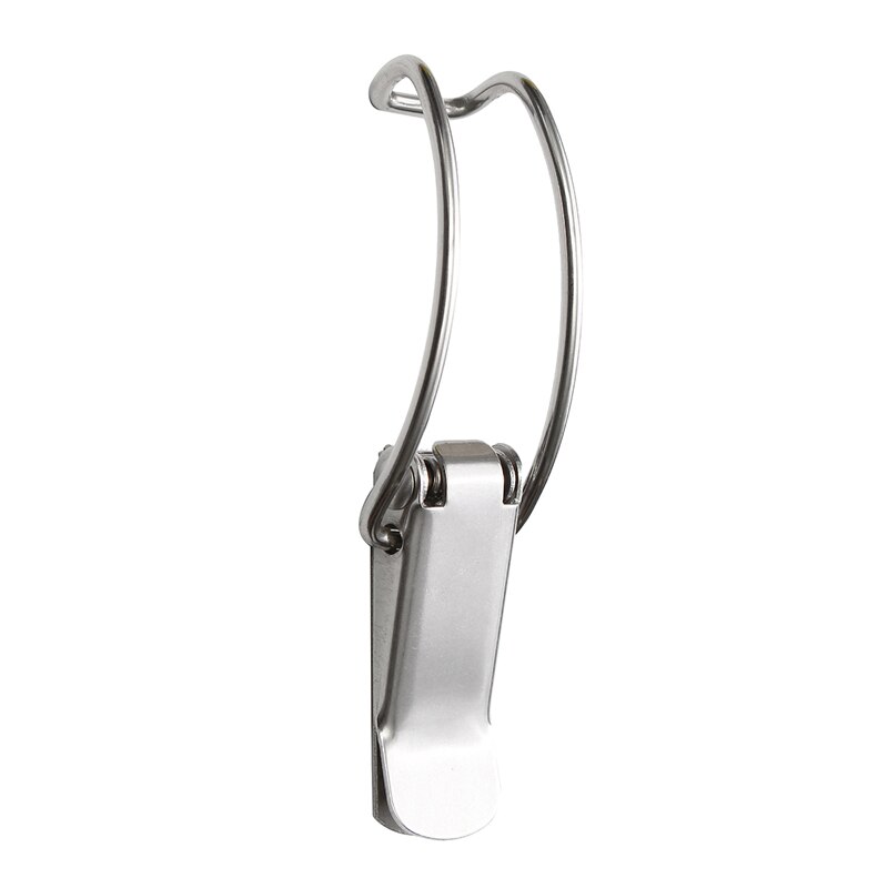 Spring Loaded Toggle Latch Hasp Rustproof Stainless Steel Box Cabinet Lock