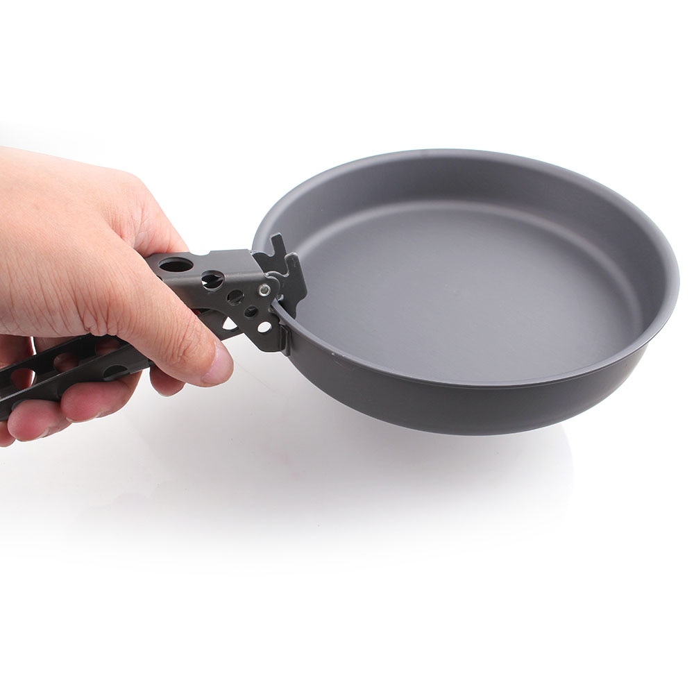1000ml Camping Titan Pfanne Ultraleicht Titan Pfanne Schüssel Wasser Tasse draussen Geschirr Kochgeschirr Utensilien Picknick Braten Pfanne