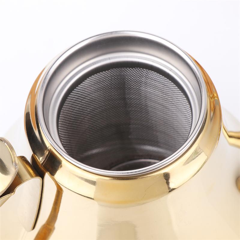 1.2/1.8L Stainless Steel Kettle Long Mouth Water Heater Tea Coffee Tableware for Home Office